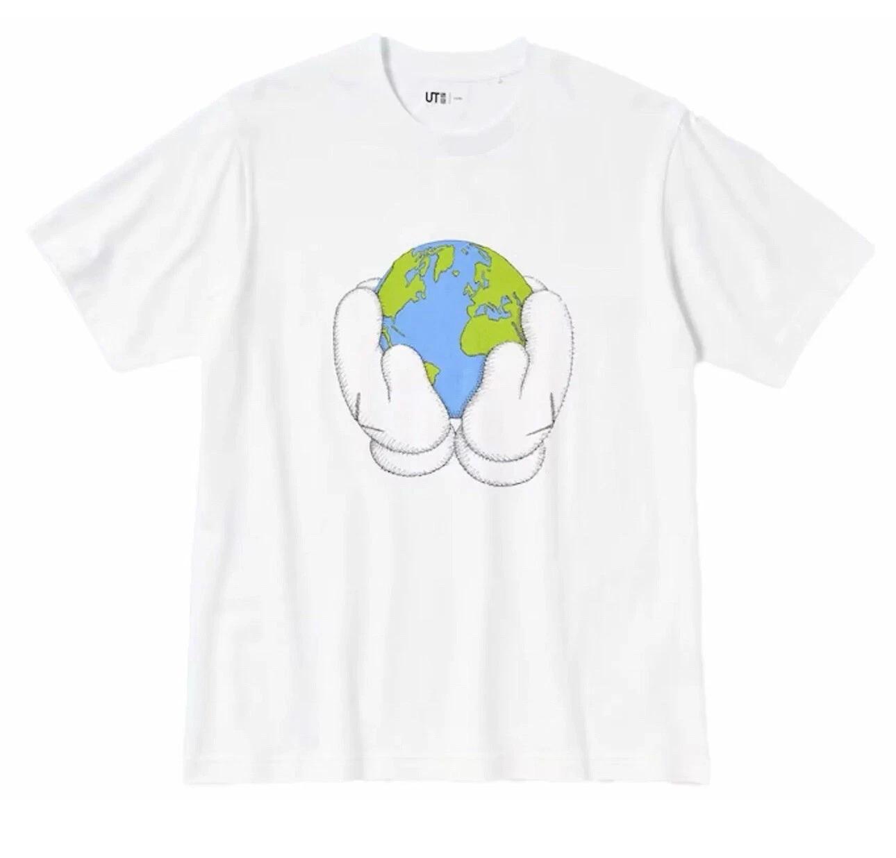 

X KAWS ‘Peace For All’ T-shirt - Men’s Size XS (White) Brand New 4XL