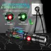 UV Light High Power Led Flashlight USB Rechargeable Camping Lantern Pets Urine Stains Black Light Led Ultraviolet Torch Lamp
