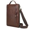 Genuine Leather Laptop Bag For MacBook Pro 14.2 Multi-Functional Crossbody Handheld