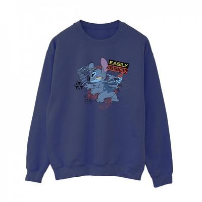 Womens/Ladies Lilo And Stitch Easily Distracted Sweatshirt