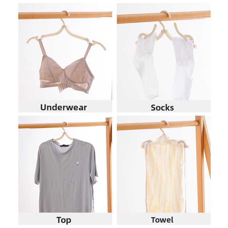 Portable Folding Clothes Rack for Travel Outdoor Use Business Trips Home Students and Dormitories