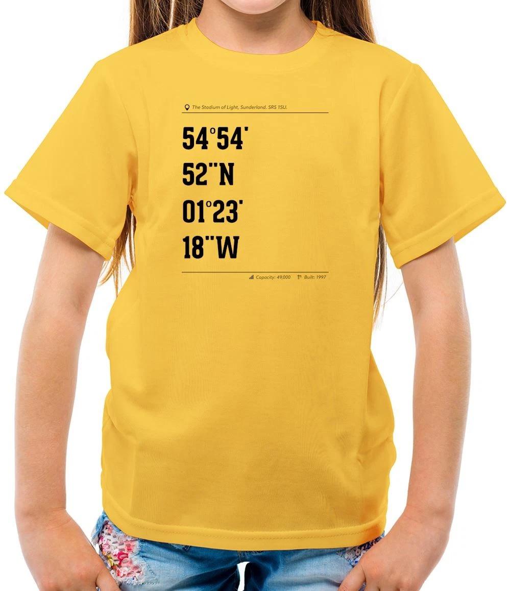 Sunderland Stadium - Kids T-Shirt - FC Black Cats Football Love Fan Gift 130