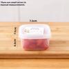 5 Freezer Containers with Lids Airtight, Food Storage Organizer Bento Box with Dividers for Refrigerator Organization, BPA-Free