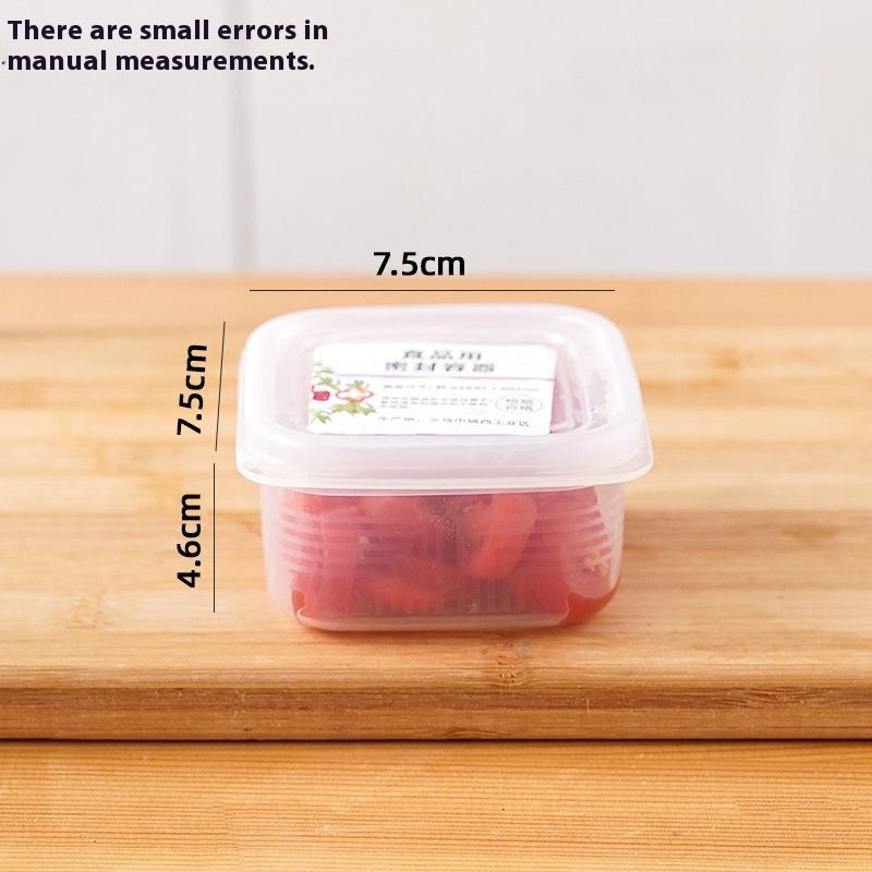 5 Freezer Containers with Lids Airtight, Food Storage Organizer Bento Box with Dividers for Refrigerator Organization, BPA-Free