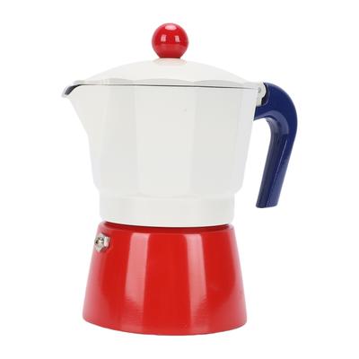 İtalyan Kahve Makinesi 150ml 3 Fincan Alüminyum Tek Valf Taşınabilir Ocak Üstü Kahve Makinesi Potu Küba Kafe Evde Demleme için