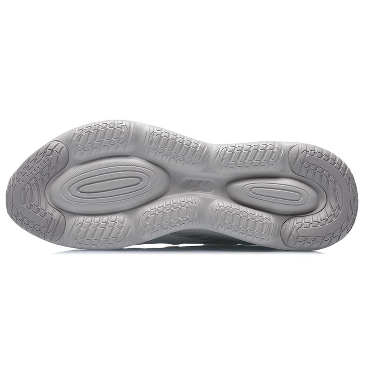 Li-Ning Soft Plus Cushioning Non-Slip Durable Low-Top Sports Casual Shoes Unisex Sneakers Gray ARHR011-1