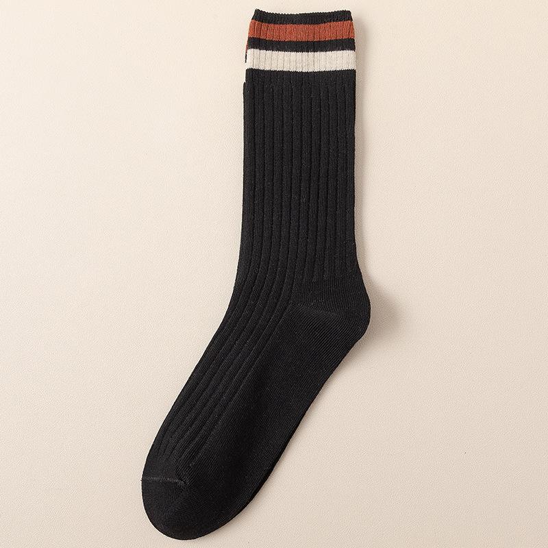 Female Autumn and Winter Fashion New Cotton Warm Long Tube Pile Socks