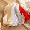Baby Boy  Floor Ventilate Socks Children's Bow Solid Color Medium Stockings Sock Stuff Accessories Newborn Clothing Girl Cotton
