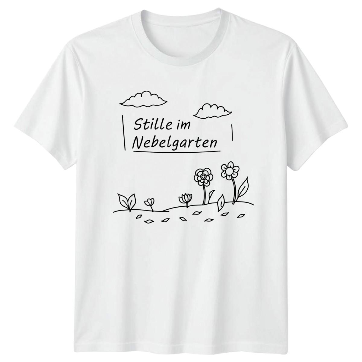 Stille Im Nebelgarten T-Shirt Autumn Nature Birthday Gift For Him And Her L