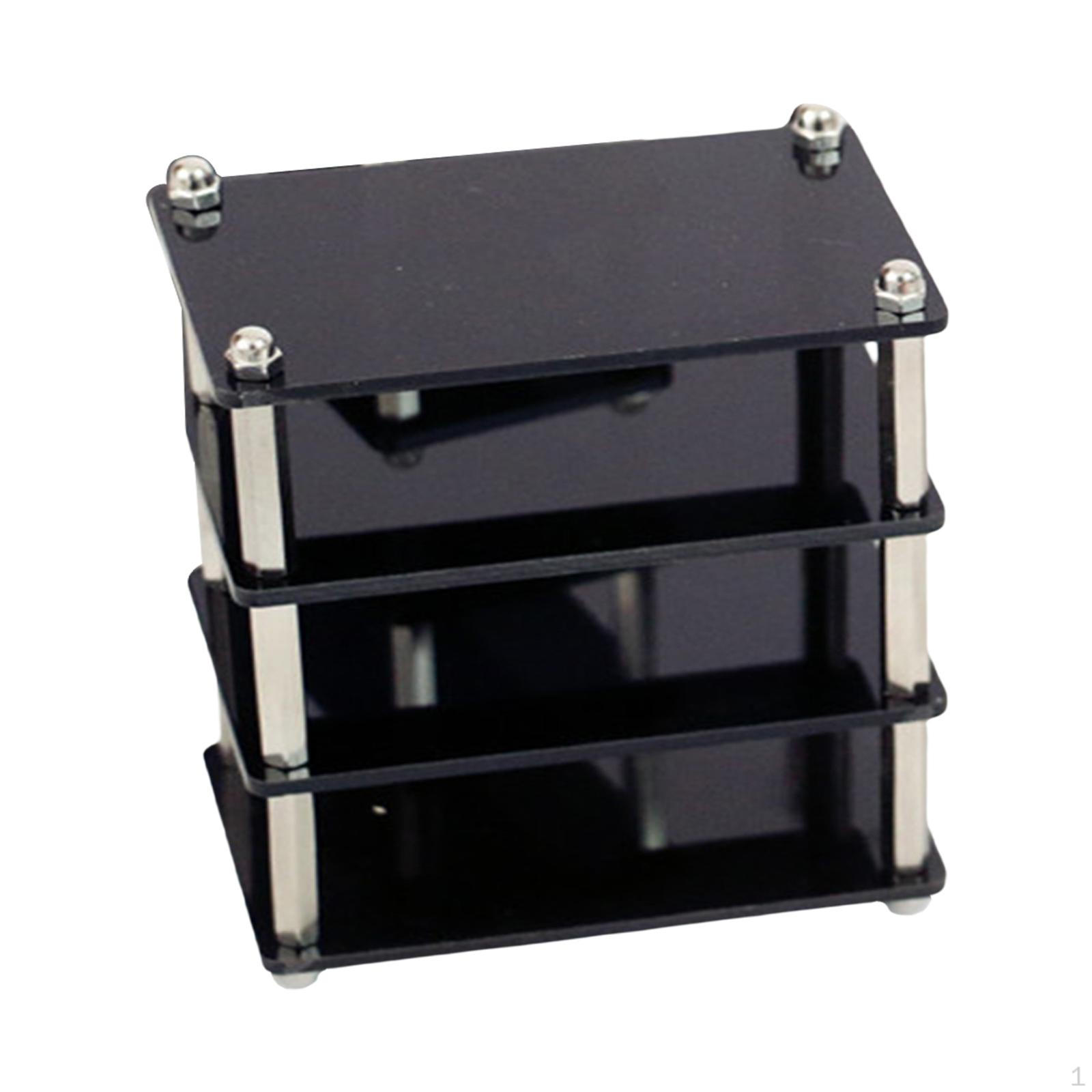 

Стойка для миниатюрных кукольных домиков, полка для спальни S Black