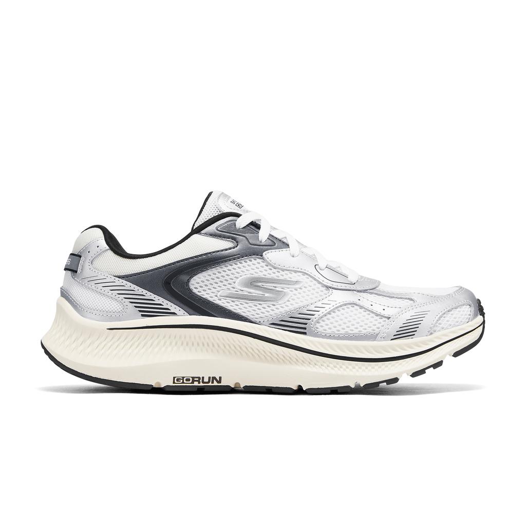 Skechers Go Run Consistent 2.0 Leichte Retro Trendige Atmungsaktive Herren Sneaker Schwarz Weiß 220883-OFWT