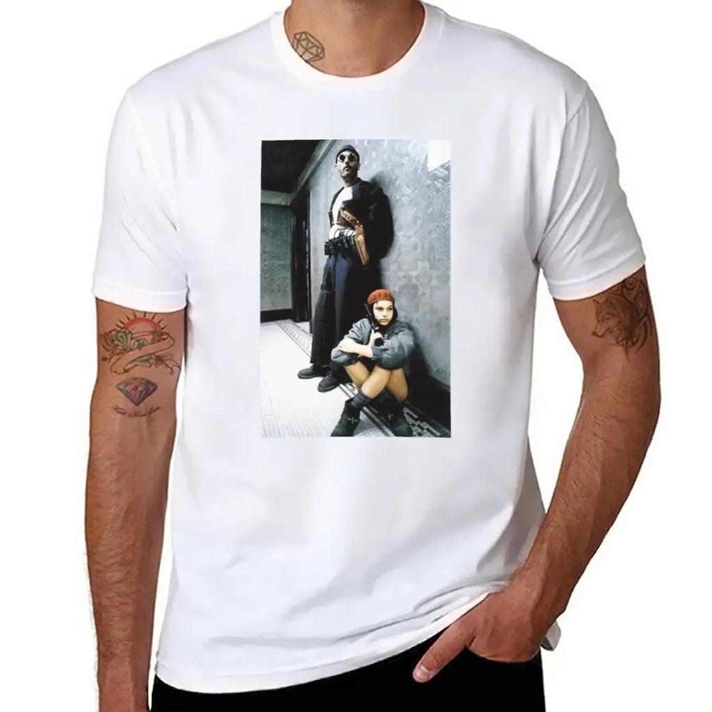 Leon The Professional Tshirt Oversizeds Customs Design Your Own Plus Size Tops Unisex Workout Shirt