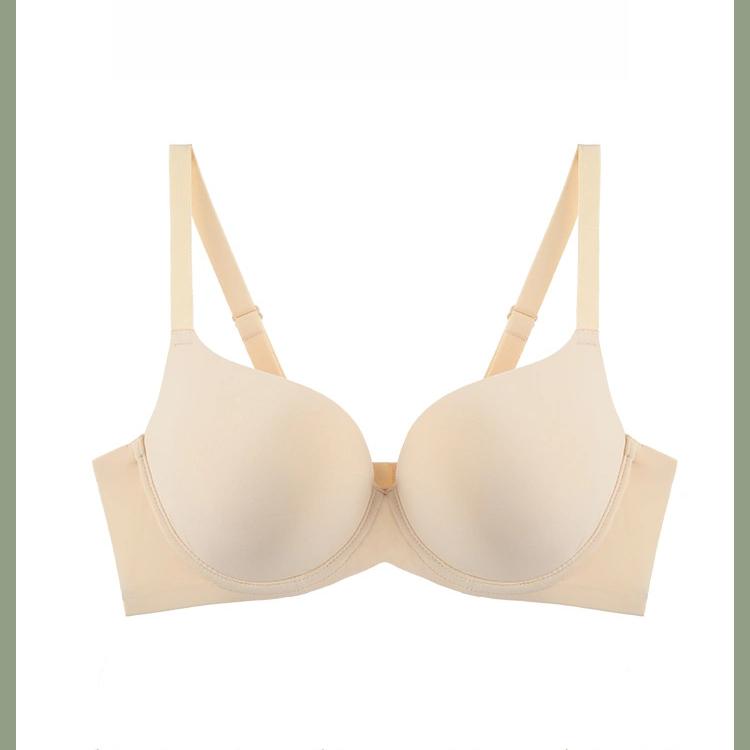 Dámská bezešvá letní tenká podprsenka s kosticemi, podprsenka plus size, sebraná, doplňující prsa, podprsenka proti povislým prsům