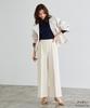 Pierrot Short Heather Charcoal Women's High-Quality Wide-Leg Pants, Length, PL,