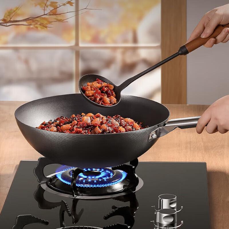 Deshrang DP905-W32 Refined Iron Non-stick Wok