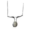 High-End Moonlight Stone Water Drop Necklace: Unisex Chinese-Style Luxury Choker