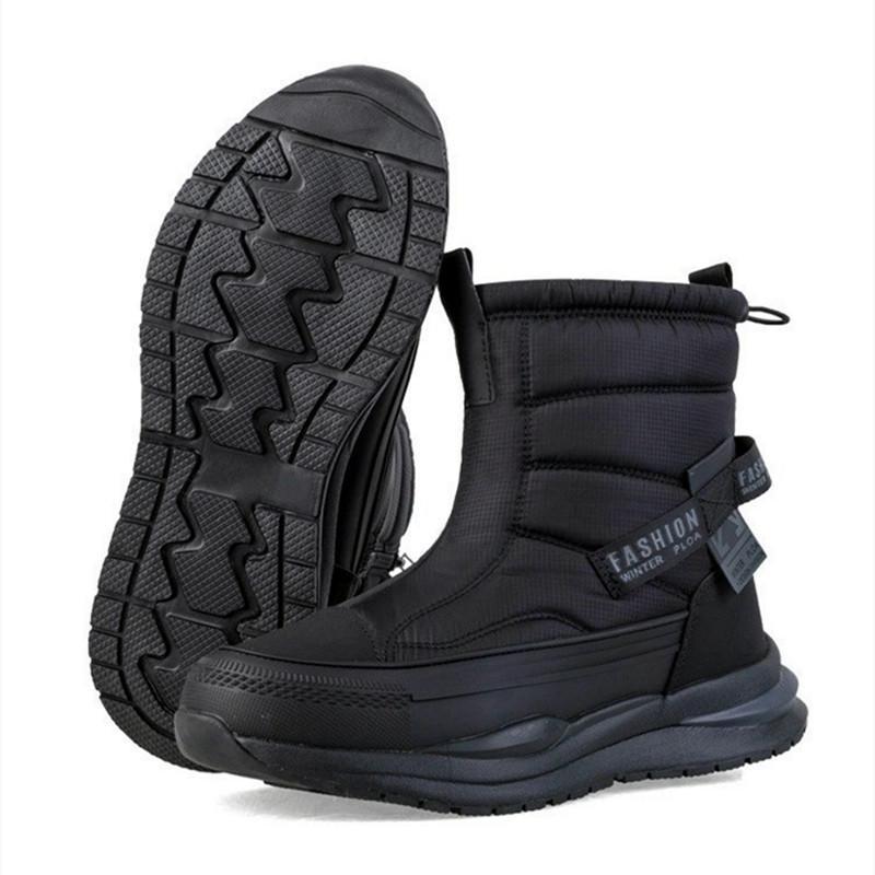 Winter Waterproof Snow Boots Women Non Slip Platform Shoes for Women Plush Warm Ankle Boots Cotton Couple Snow Botas De Mujer