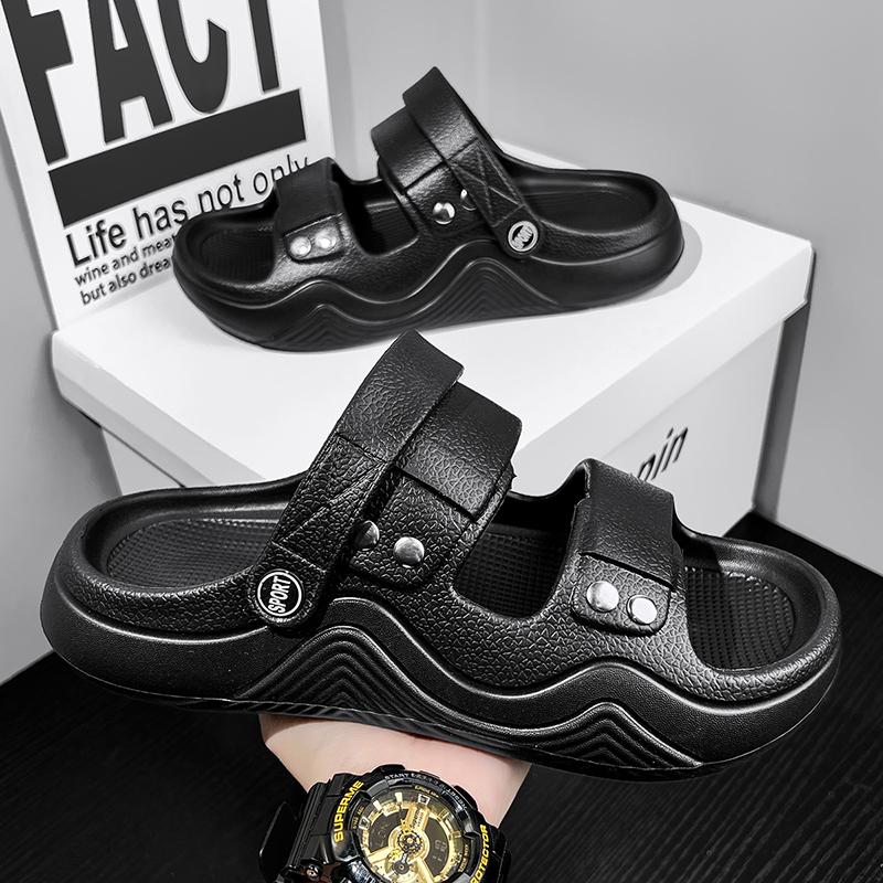 Fashion High Quality Couple's Non Slip Casual Slippers Summer Men Sandals Classics  Sandals Mens Outdoor Slides Sandalias De Mujer