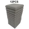 12Pcs  Panels High Density Treatment Foam Cross Line Sound Absorbing Board Soundproof Foam Sound Insulation Board for