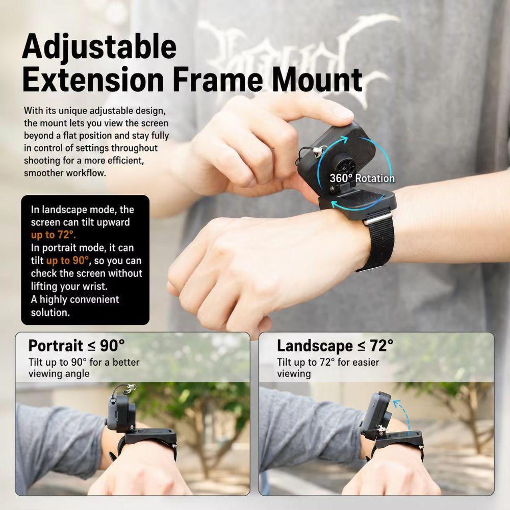 Magnetic Remote Control Wrist Strap for DJI Osmo Frame Tap For Osmo Pocket 4P/Mobile 8P