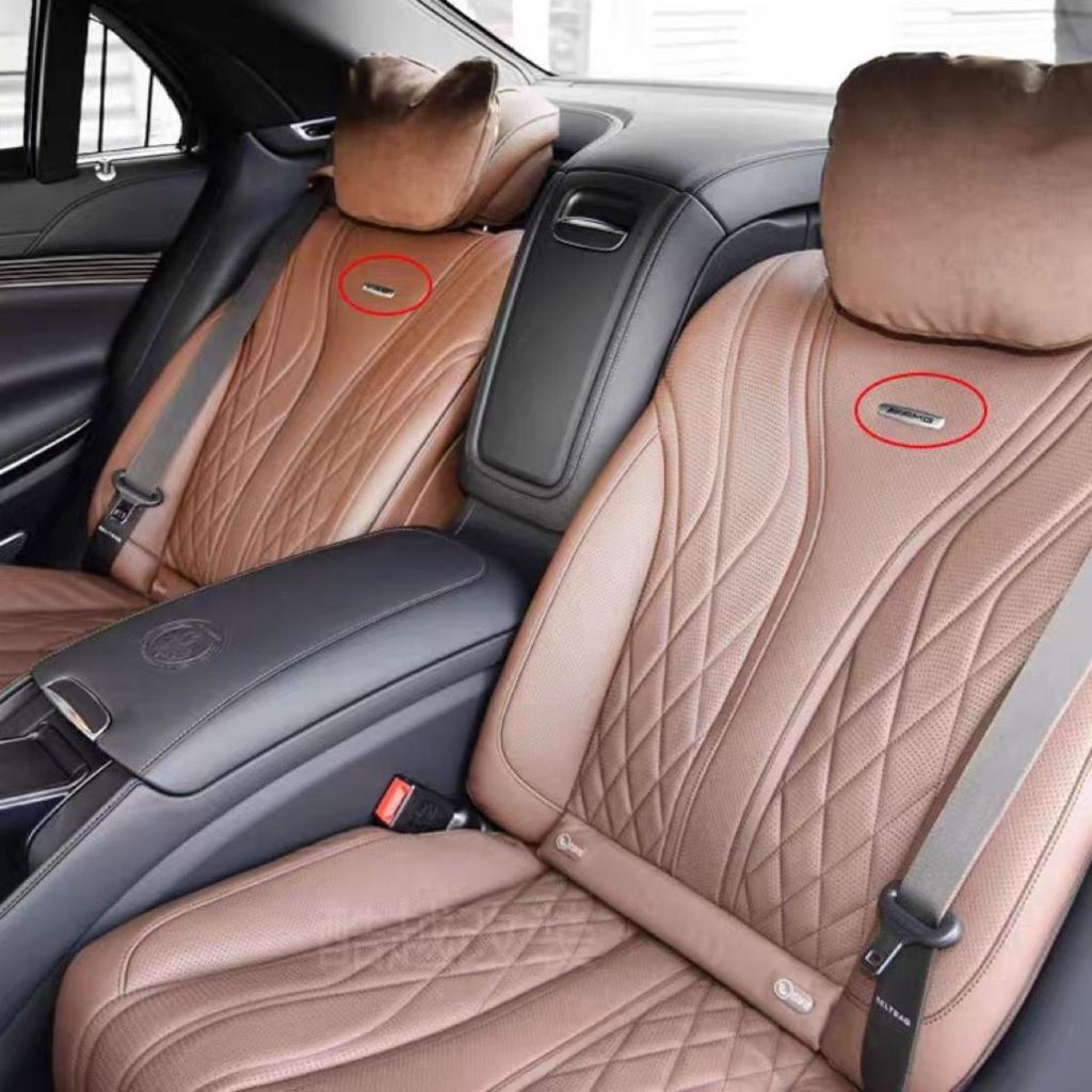 1pcs Seat Sticker Badge Sticker Interior Sticker For Mercedes-benz AMG Maybach Brabus GLB GLC GLE GLS CLS CLA W215 W205 W463 QX3