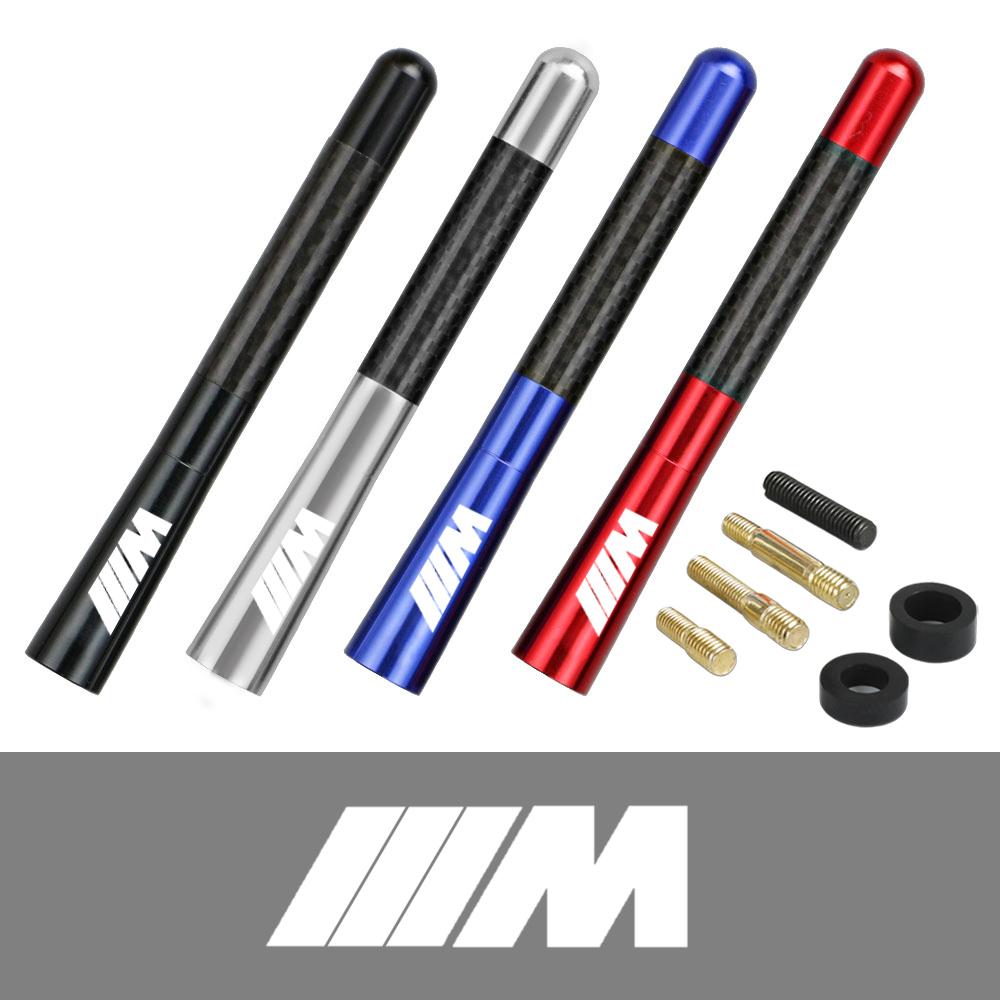12cm Carbon Fiber Car Radio Antenna For BMW F20 F40 F30 F34 F22 F44 F32 F36 F07 F10 E90 Accessories Interior Sticker TX-BMW-RED