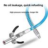 New Stainless Steel Car Grease Gun Syringe Tip - Double Handle Oil Lubricant Nozzle for Auto Repair Accessories