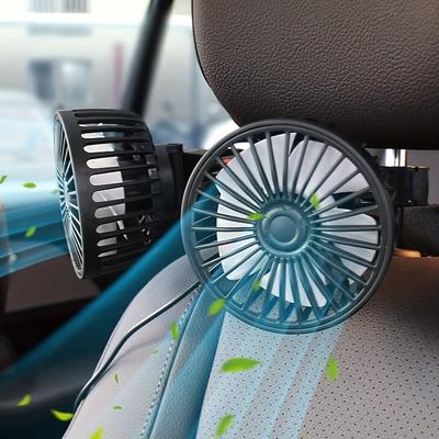 Double-Head Usb Electrical Car Fan Car Supplies