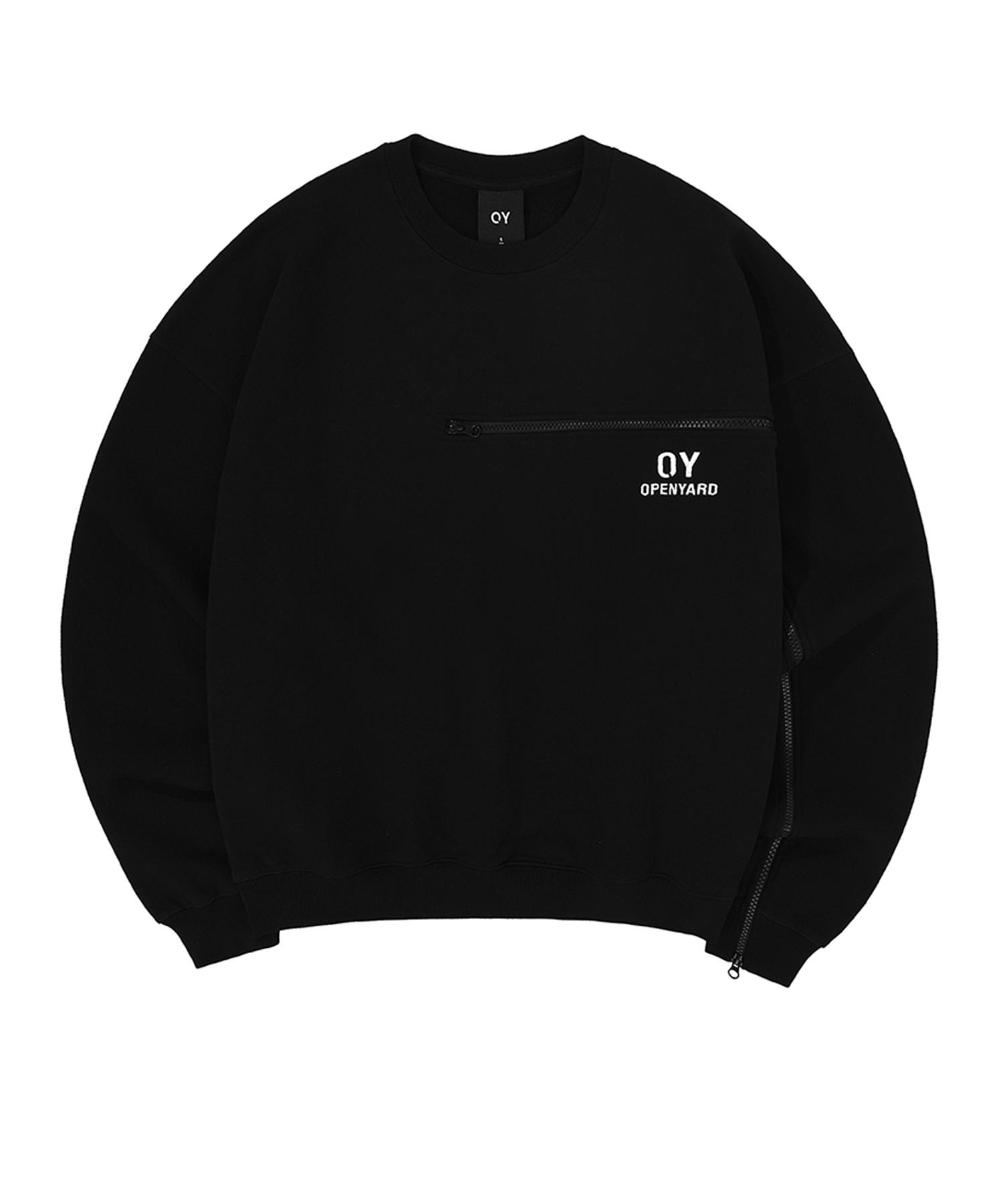 Толстовка Oy с логотипом на молнии - Черная Black/1Size