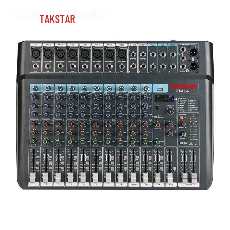 TAKSTAR 12-Channel Analog Mixer
