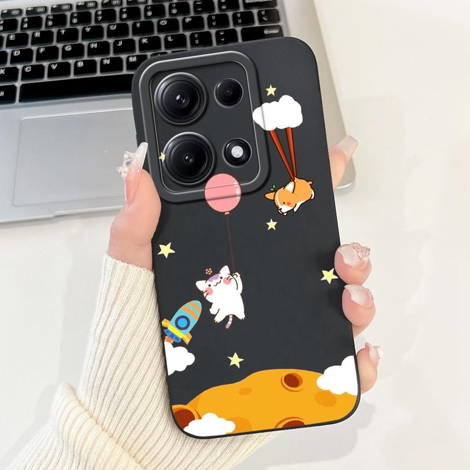 For Xiaomi Redmi Note 14S Case 6.67'' Cute Cat Dinosaur Cartoon Cover Matte Phone Case For Redmi Note 14S Note14S 4G Soft Fundas