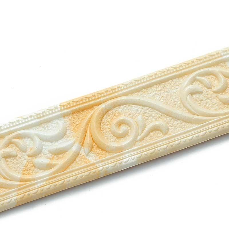 1PC 2.3m/90.55in Kick Wall Sticker 3D Self Adhesive Decorative Trim Molding for Walls Door Frames Smooth Surfaces Backgrounds