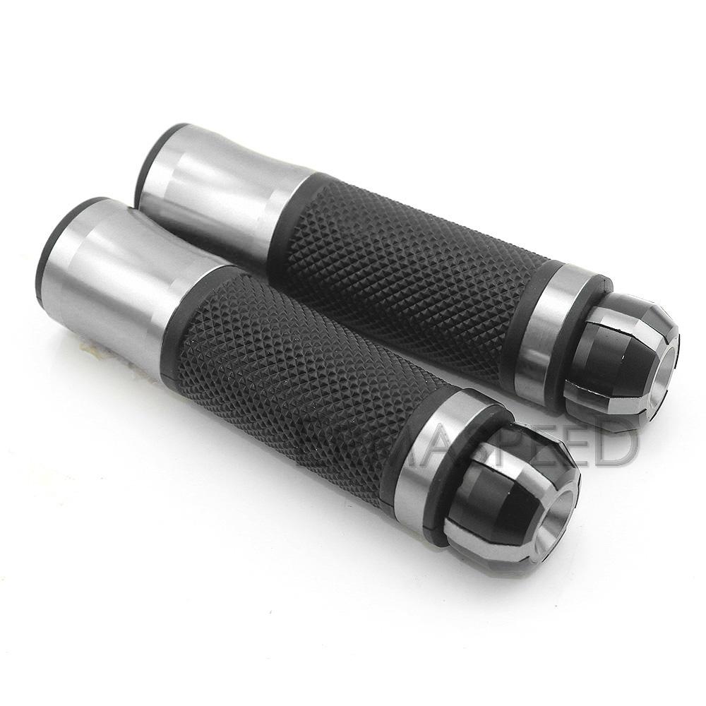 1 pár 7/8'' 22mm univerzálních motocyklových gripů s koncovkou lišty CNC hliníkové motokrosové rukojeti řídítek