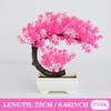 1PC Pink Desktop Artificial Bonsai DIY Home Garden Outdoor Floral Green Plant Flower Arrangement Gift Decoration
