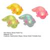Mini Glitter Salamander Squeeze Toy Stress Relief Lying Salamander Sensory Toy Decompression Clear Animal Fidget Toy