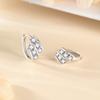 Double-layer Diamond Earrings Women's New Fashion Personalized Design Sense Trendy Earrings Niche Temperament Ear Jewelry