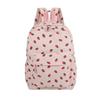 Lightweight Students School Bag Strawberry Students Daypack Storage Bag Corduroy Backpack  Travel
