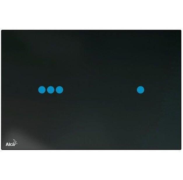 Клавиша смыва Alcaplast стекло черный Night Light-3