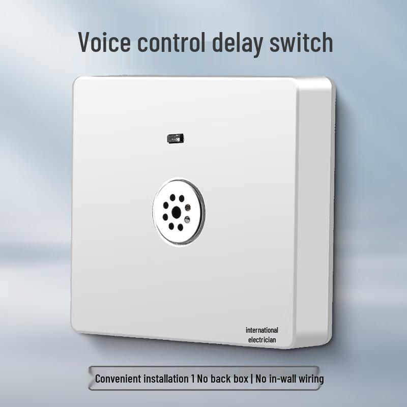 Ruidetai 86-Type Sound & Light Sensor Switch CN plug (adapter included)