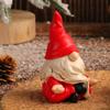 Cute Yoga Dwarf Ornaments Handmade Faceless Gnome Figurine  Children Gifts