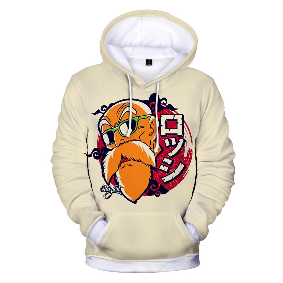 10 Colors Men Women Anime Hoodies New Streetwear Casual DRAGON BALL Z Cartoon Printed Hooded Pullover Sweatshirts