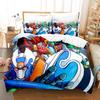 Cool Personelity Kpop Madou King Granzort Bedding Set Cartoon Anime Three-Piece Set Adult Kid Bedroom Three-Piece Suits 3D