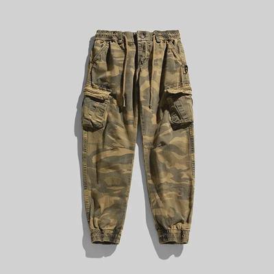 Heren Retro Camouflage High Street Trend Losse Overalls 9398
