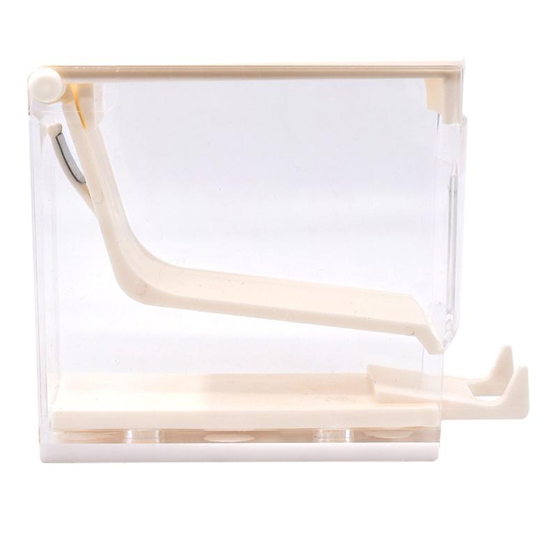 Dental Cotton Roll Dispenser Holder Press Type Box Holder Dental White Blue Color Orthodontics Products Dentistry Lab Supplies