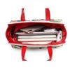 High-end PU Leather Women's Handbag Practical Front Back Two-side Use Ladies Crossbody Bag Fashion Splicing Fresh Sweet Fruit Embroidery Messenger Bag