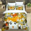 3D Printing Cartoon Lovely Hamtaro Bedding Set Duvet Cover Pillow Set Birthday Gift Boys Quilt Cover Bedding Home Textiles