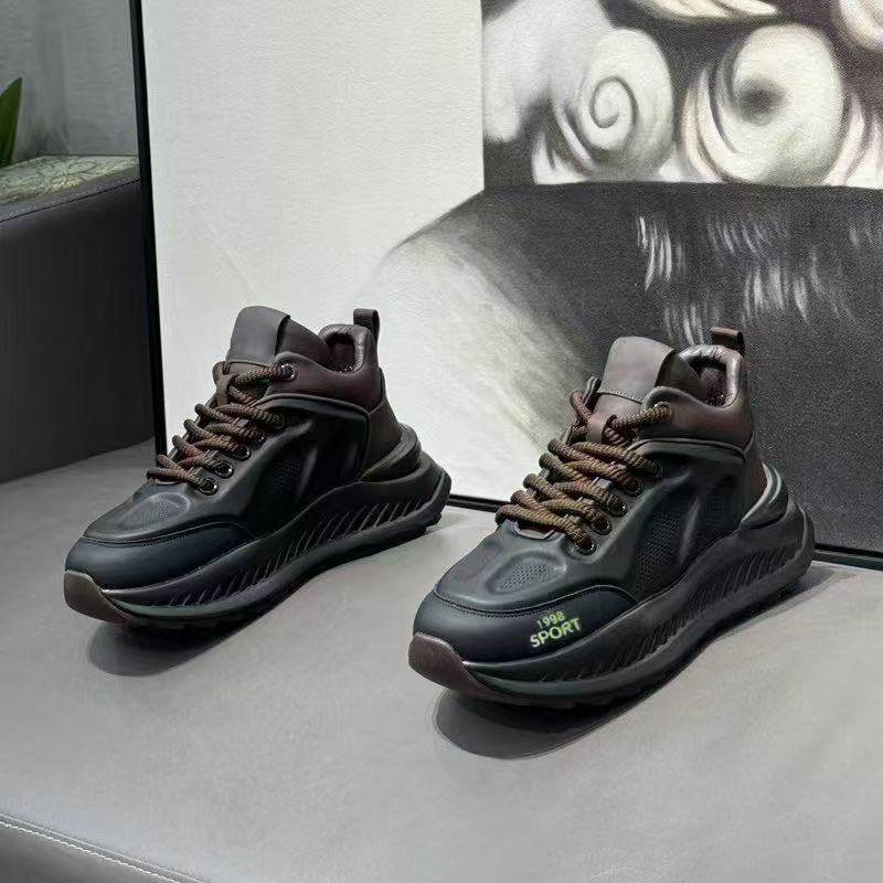 Thick-soled Dad Shoes Men's Spring New Style Men's Versatile Teen Sports Casual Fashion Trend Men's Shoes