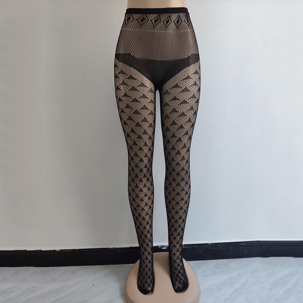 Slimming tights with retro patterns, versatile thin tights for hot girls