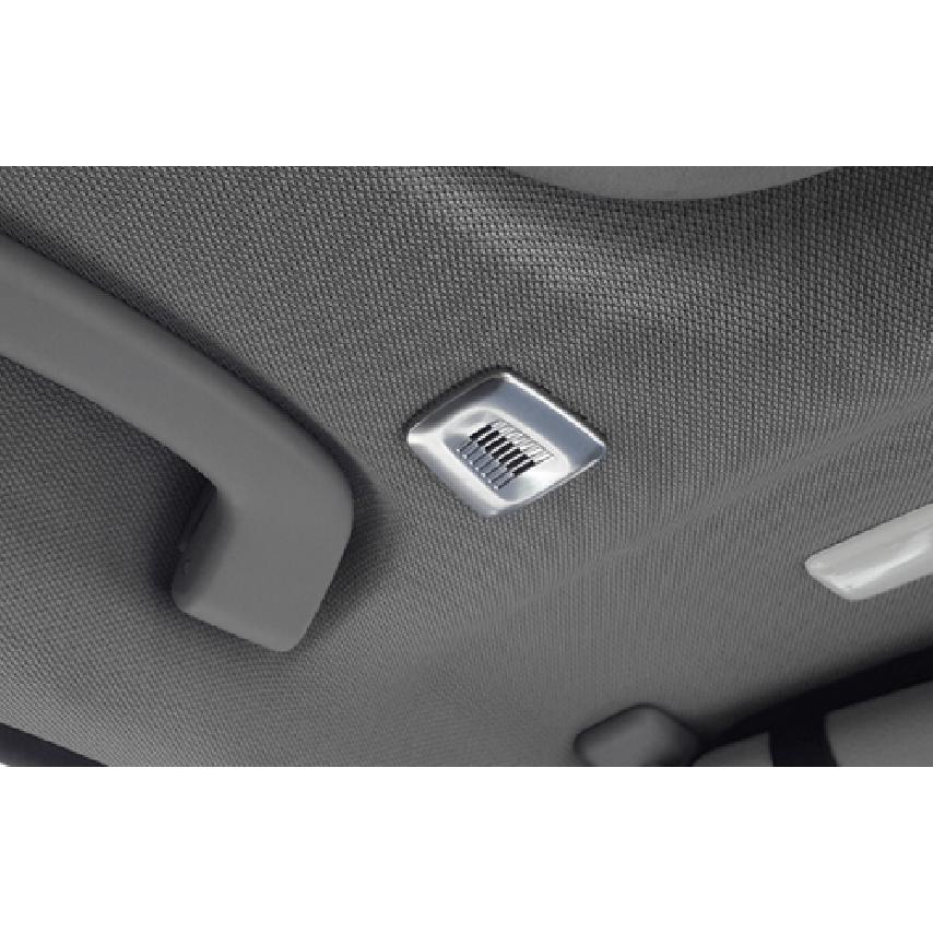 Fit For BMW X5 X6 F15 F16 2014-2017 2018 ABS Silver Roof Microphone Cover Trim