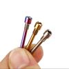 Bicycle Hydraulic Disc Brake Pad Fixing Bolts M4 Titanium Alloy Corrosion Resistant Inserts for Cycling Upgrade Accessories